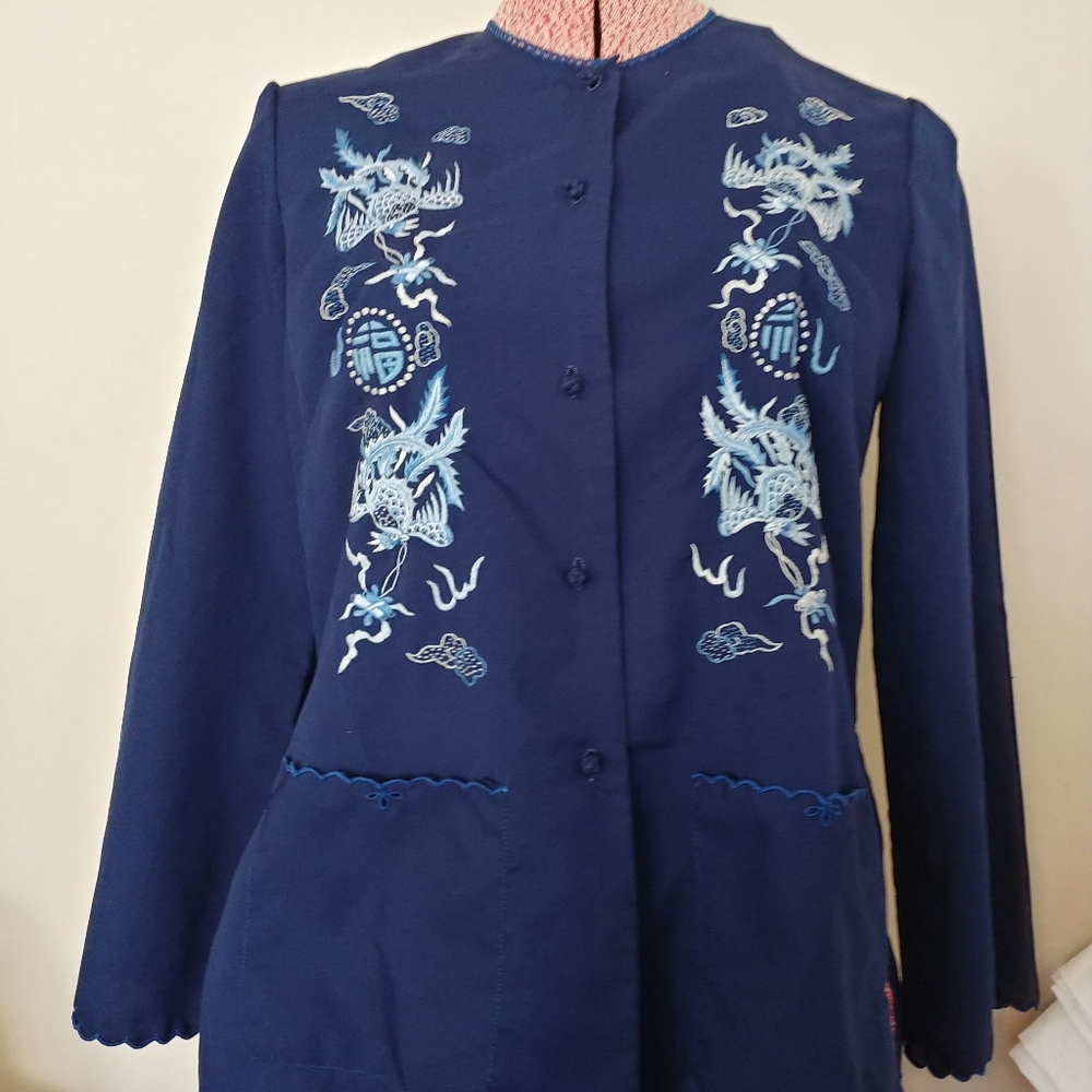 Embroidered top
